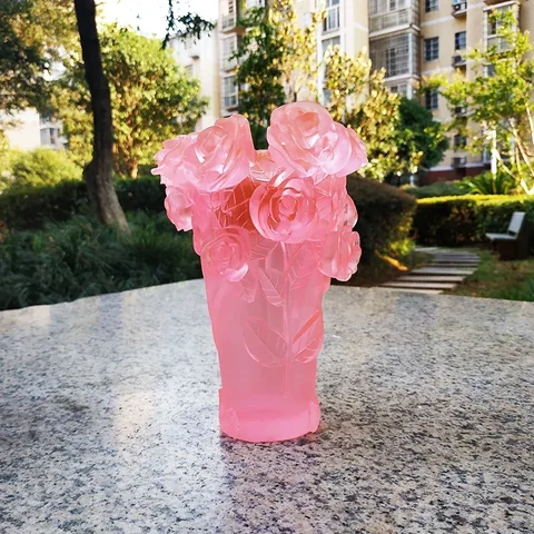 FY Арабская Хрустальная курильница глазурь кадильница в форме цветка держатель для благовоний Декор для дома украшения Цветочная ваза