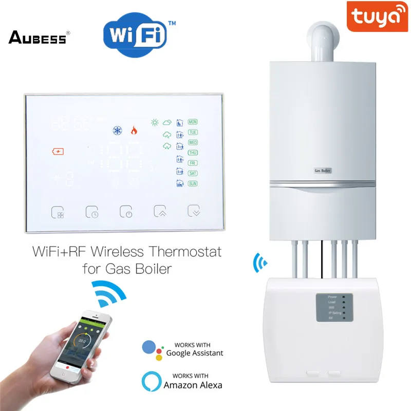 

Термостат Tuya умный с поддержкой Wi-Fi и управлением через приложение