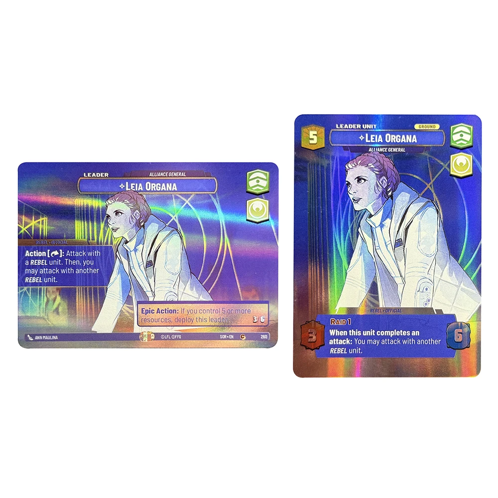 SWUDB Proxy Cards Showcase Foil Spark of Rebellion Leia Organa Han Solo Sabine Wren Grand Inousitor Коллекция игрушек Подарки (art.: 3920ce092ff5e) - 3920ce092ff5e