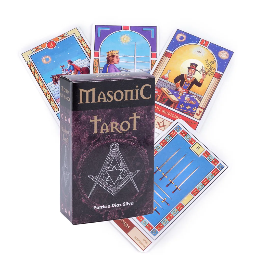 

masonic tarot card Family Party Tarot Deck Table Board Game Cards Magical Card Game Entertainment