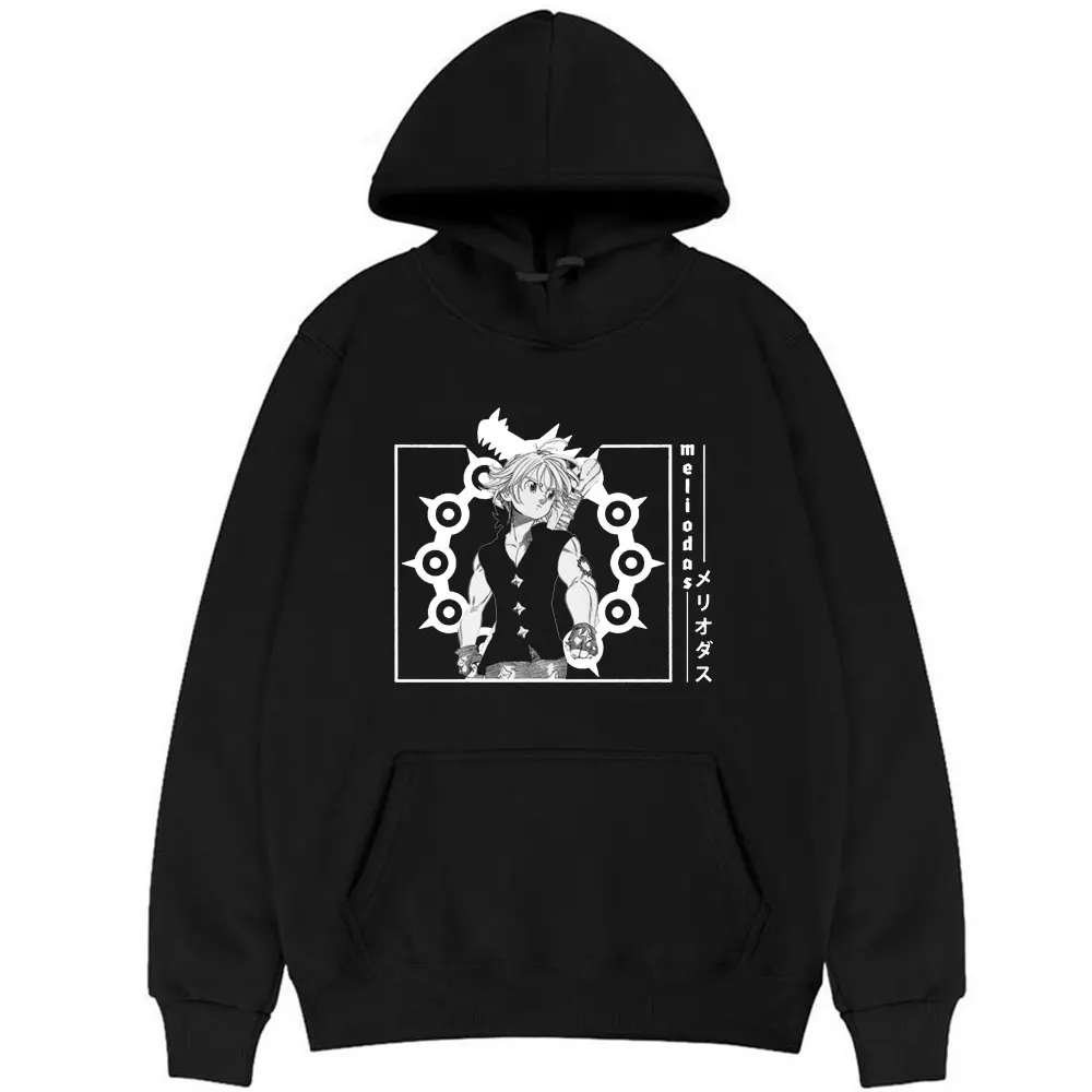

Anime The Seven Deadly Sins Hoodie Men Women Cotton Hoodies Nanatsu No Taizai Meliodas Sweatshirt Men Women Fashion Sweatshirts
