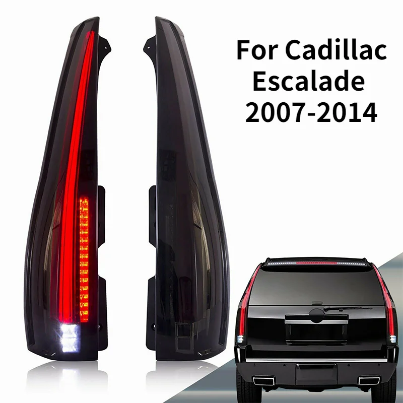 

LED Tail Lights Assembly for Cadillac Escalade ESV 2007-2014 Tail Lamps With Dynamic Turning Lights Brake Reverse lights
