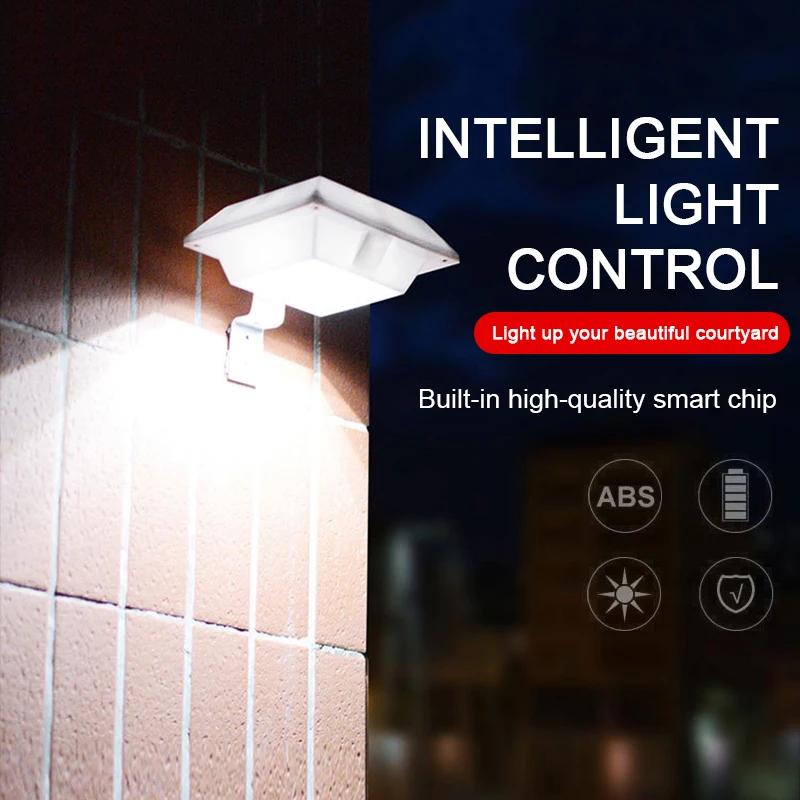 

Solar Lamp Wall Light 6LED Lights Waterproof For Garden Decoration Balcony Yard Street Porch Decor Lamps Outdoor Solar Lighting