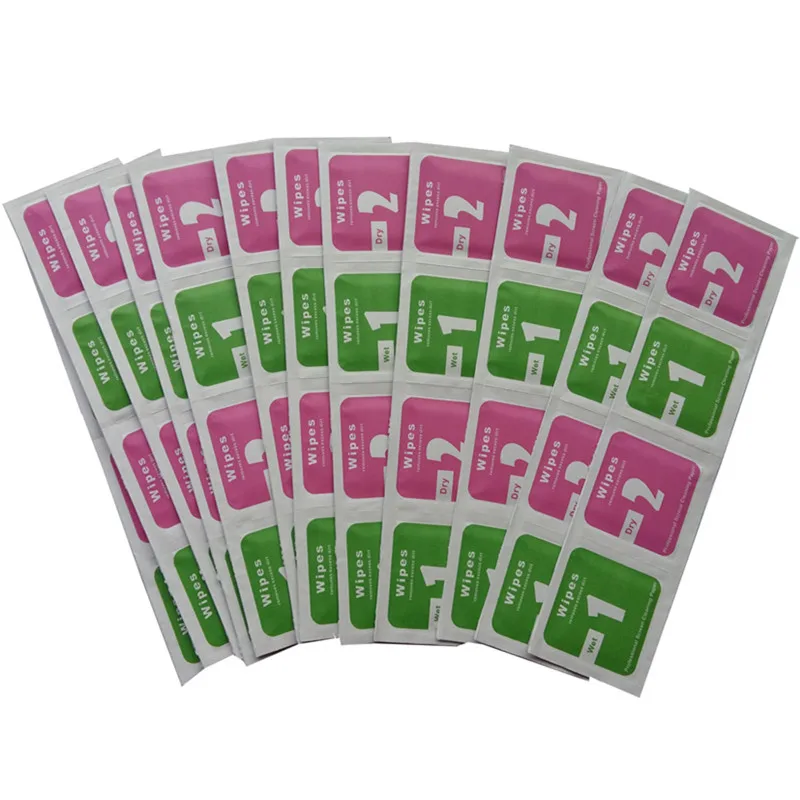 1000set Wet Dry Cleaning Wipes Smartphone Tablet Screen Camera Tempered Glass Lens Dust Absorber LCD Protector Sticker Stickers