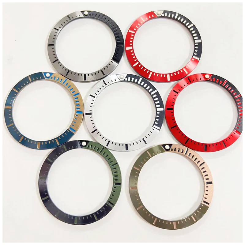 Плоский безель для часов 37 2 мм * 29 подходит корпуса Seiko Tuna NH35 корпус из нержавеющей