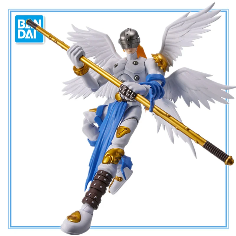 

2023 Bandai Original Digimon Adventure Anime Figure-rise Angemon Action Figure Toys for Kids Gift Collectible Model Ornaments