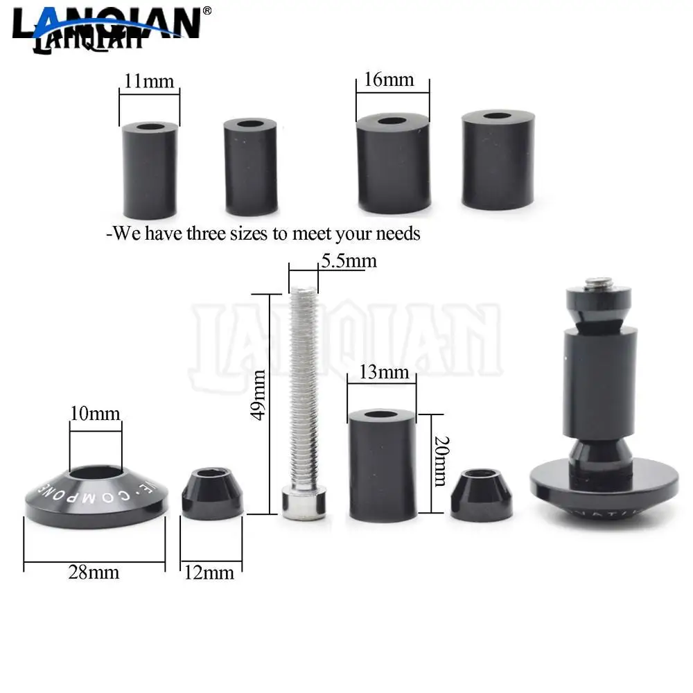 Универсальные наконечники Руля Мотоцикла 7/8 22 мм противовибрационный заглушка