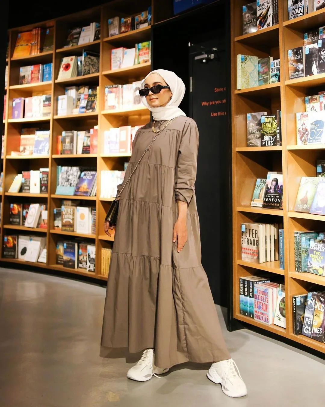 

Loose Muslim Dress Abaya Casual Long Sleeve Islam Clothing Abayas Women Dubai Kaftan Turkish Modesty Robe Jilbab