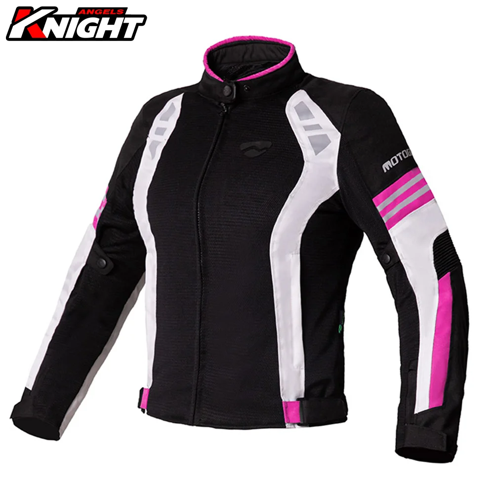 

Women Motorcycle Jacket Four Seasons Motorcycle Racing Jacket CE Certification Protection Riding Clothing Removable Lining