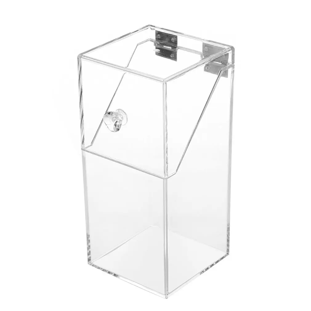 

Clear Acrylic Makeup Arrangement Storage Box Simple Design Transparent Desktop Cosmetic Brush Holder Organizer Case
