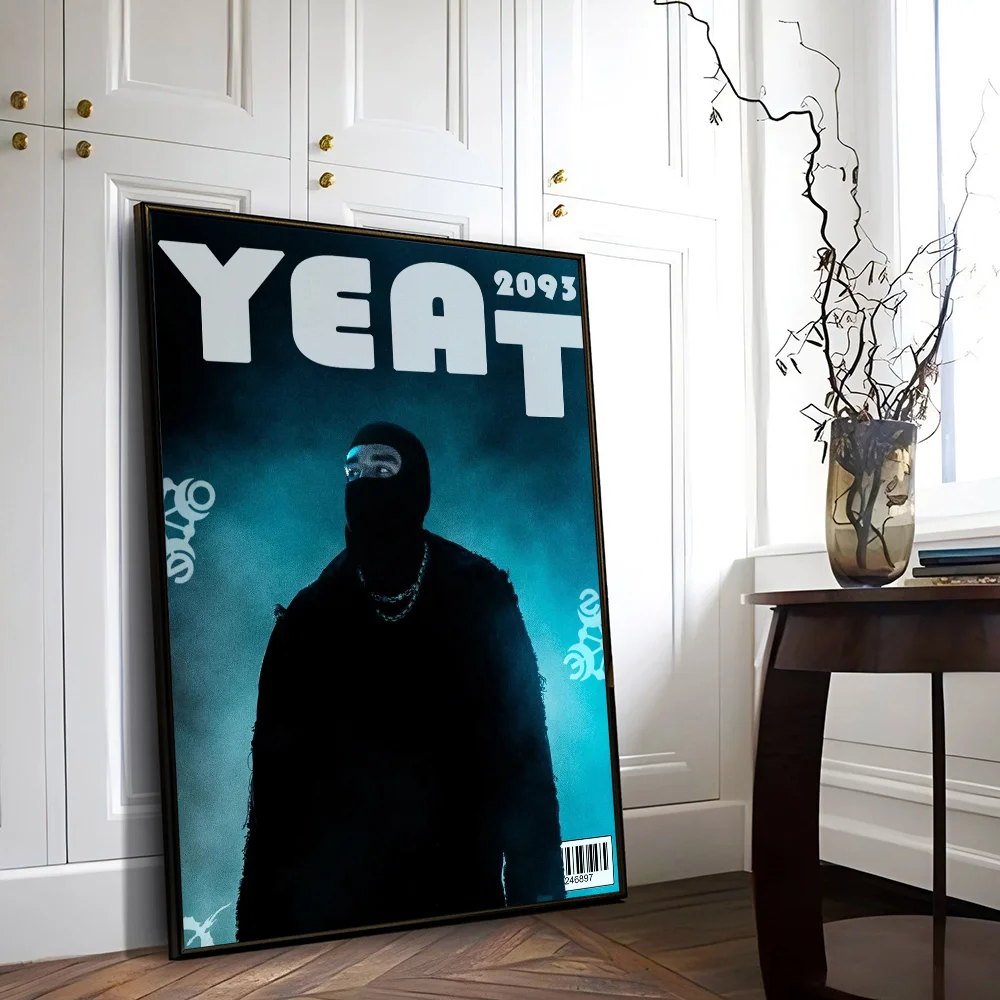 Rapper Y-Yeat Anime Posters Sticky HD Quality Wall Art Retro For Home Kawaii Room Decor