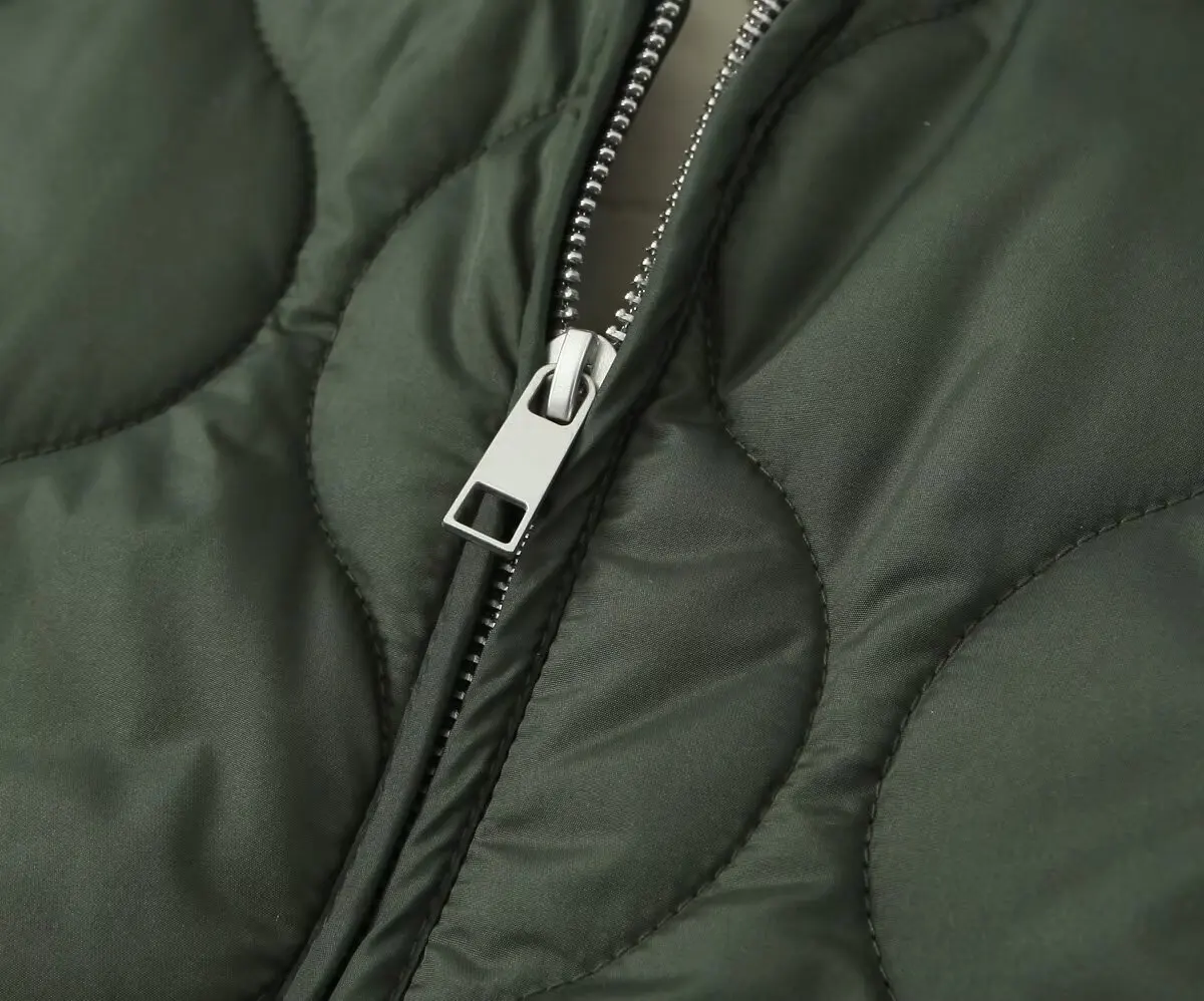 PB &amp ZA женская осенняя новая мода 2024 свободная стеганая куртка винтажное пальто с