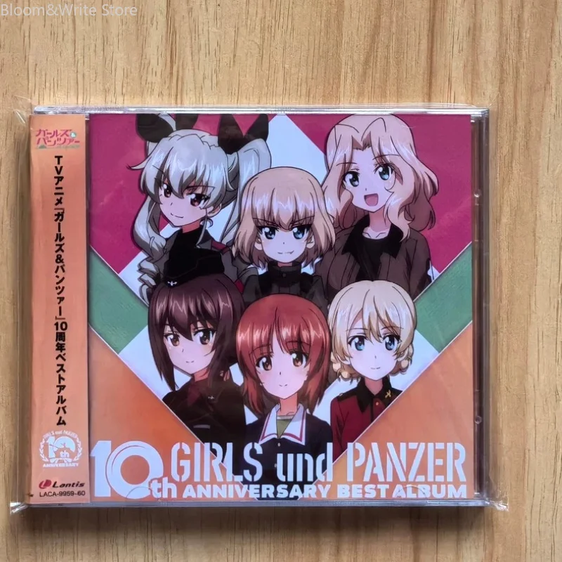 Фото Коллекционный набор музыкальных CD-дисков по аниме «Girls und Panzer»: ChouCho Music CD, 10-летний юбилейный бест-альбом, 2 диска, саундтреки для Walkman, коллекционная коробка №1