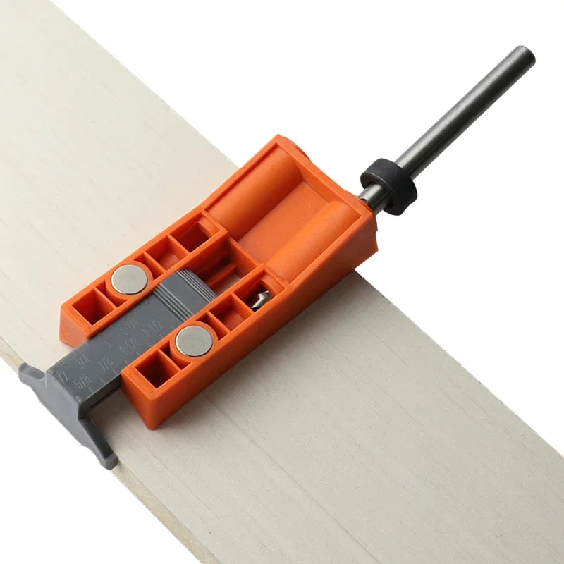 Pocket Hole Jig Set Bevel Angle Drill Guide 9.5mm Step Puncher with Magnet Positioning Slider Carpentry Tools