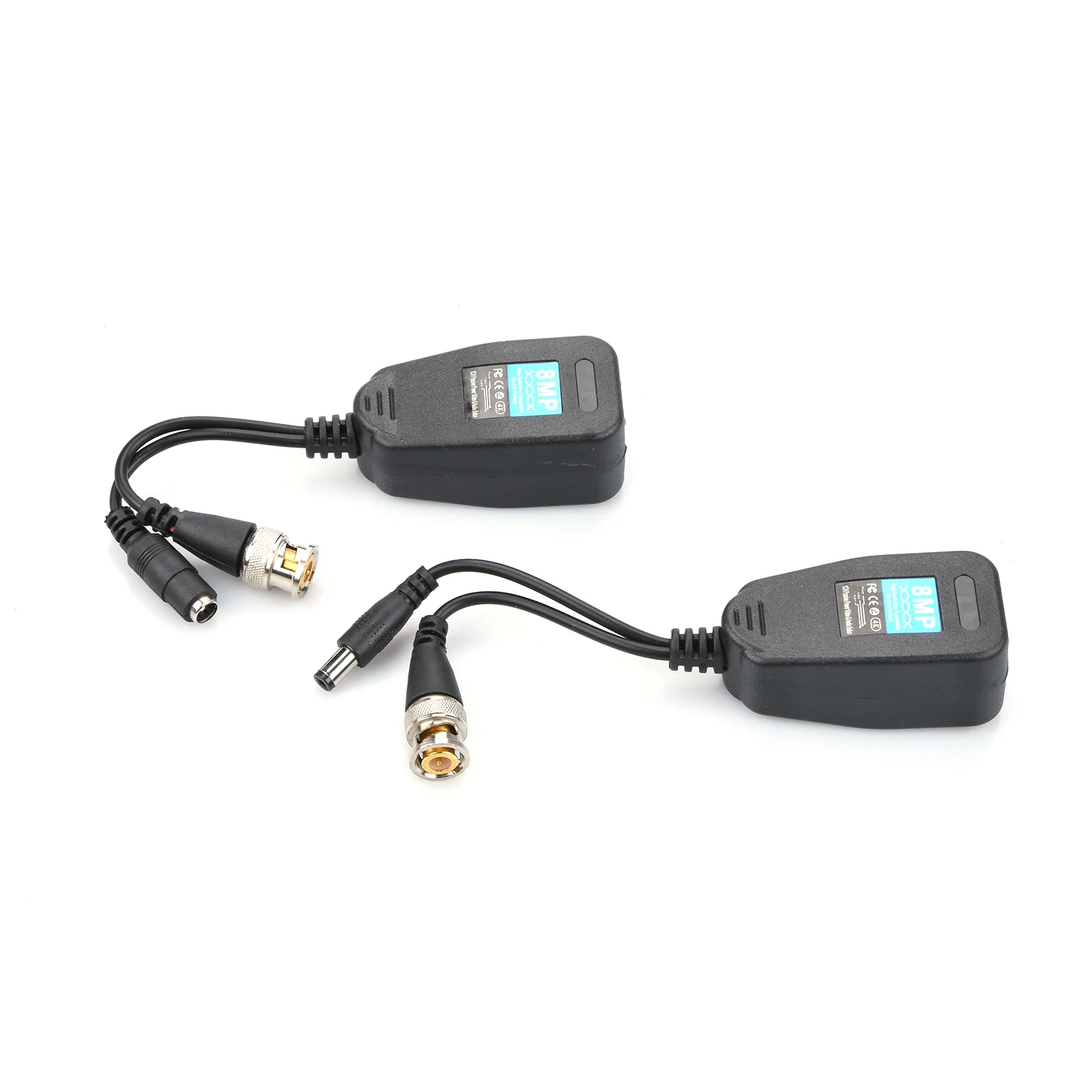 Фото Пара пассивных видеопередатчиков BNC-RJ45 (балунов) UTP Cat5 для камер AHD CVI TVI CVBS, без питания №3
