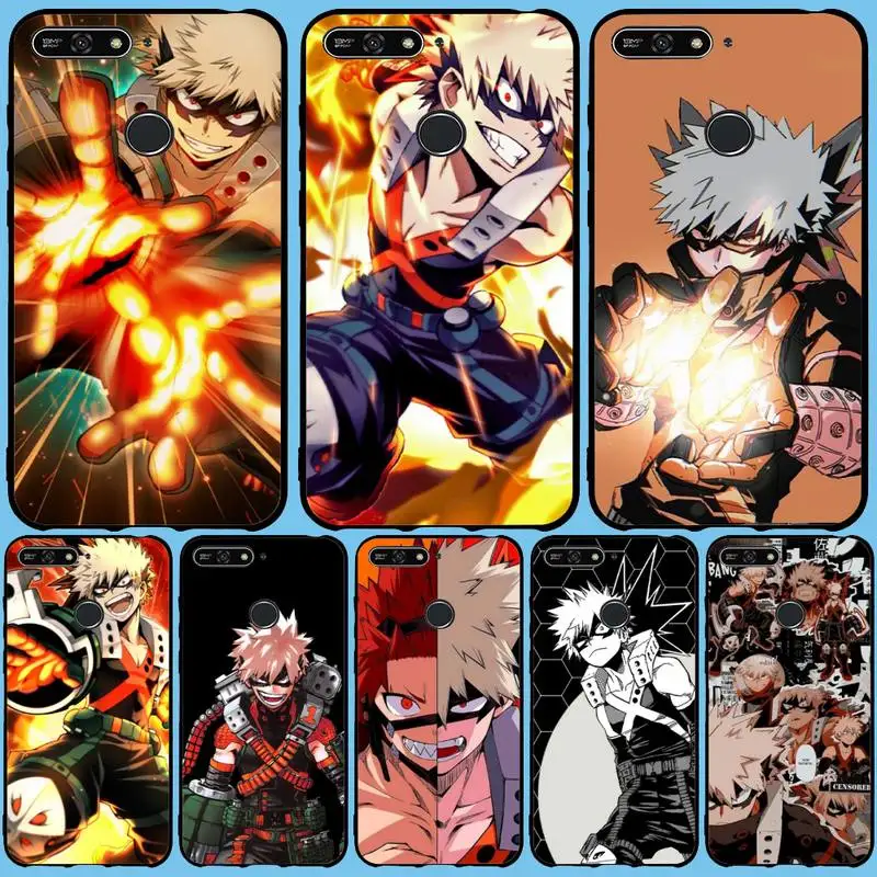 

Katsuki Bakugo Boku My Hero Academia Phone Case For Huawei Nova 2 I Plus 3 I E 4 E 5 I Pro 6 SE 6 5G Cove Fundas Case