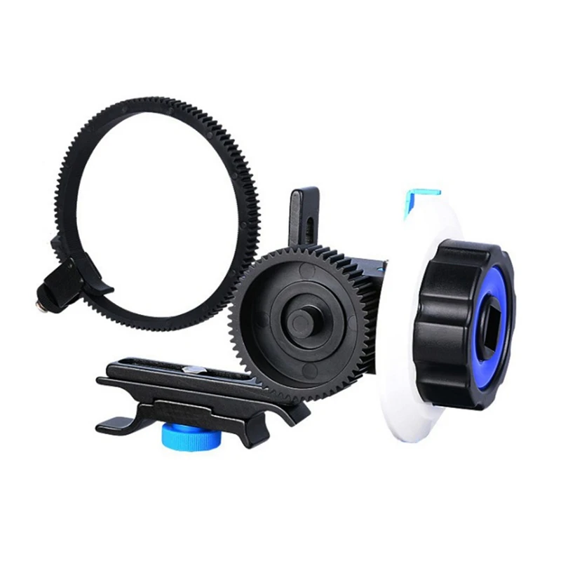 

Follow Focus With Gear Ring Belt For DSLR Camera Camcorder DV Video Fits 15Mm Rod Film Making System, Video Follow Focus