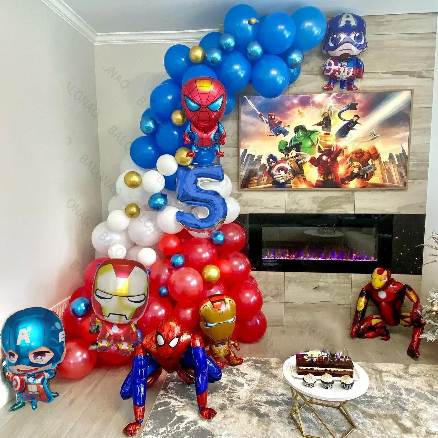 

95 шт., воздушные шары «Человек-паук»