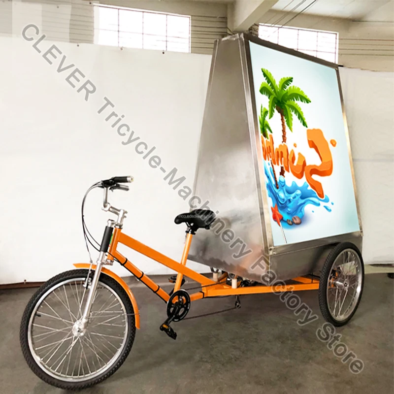 LED Advertising Bike Factory Offer Billboard Trike Three Wheel Promotional Bikes/Advertising Tricycle |