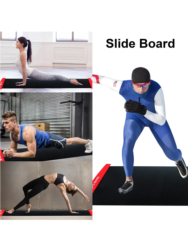 

Slide Board for Working Out | Portable Icehockey Slide Board | Home Fitness Sliding Boards with Shoe