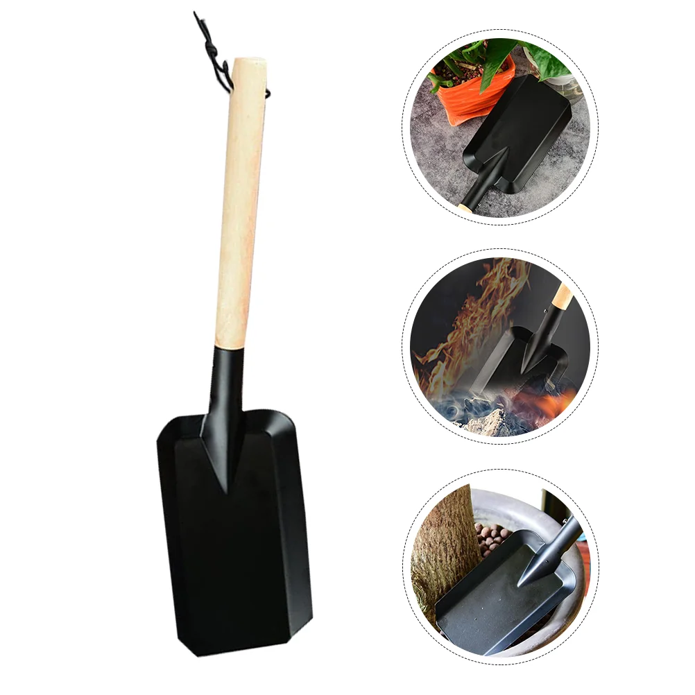 

1Pc Charcoal Grill Transplanting Trowel Coal Fireplace Ash Sifter Ash Scoop