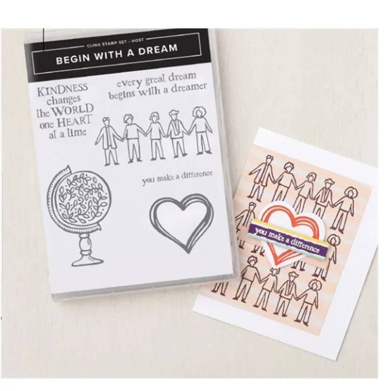 

Crowd Metal Cutting Dies And Silicone Stamps For Diy Scrapbooking Handmade Paper Card Template Decoration Craft Die New Arrivals