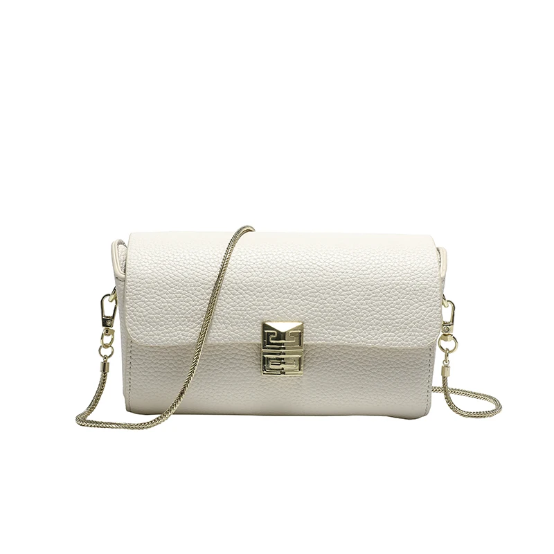 

Summer Solid Litchi Grain Leather Chain Women's Shoulder Crossbody Shoulder Tote Bag Bags For Women Sac A Mains Bolso Mujer