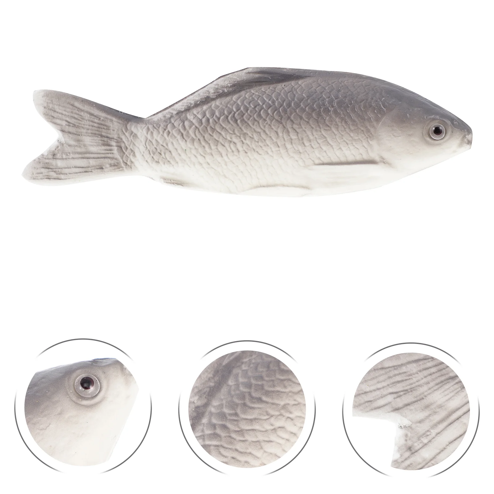 

Artificial Fake Toy Model Toys Simulationplastic Sea Decor Plush Rubber Shape Simulated Fishesornament Pu Play Playset Cat