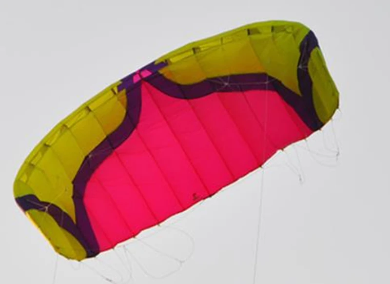 

free shipping Large Parafoil kites flying Dual Line sports kites bar outdoor toys fun professional kites