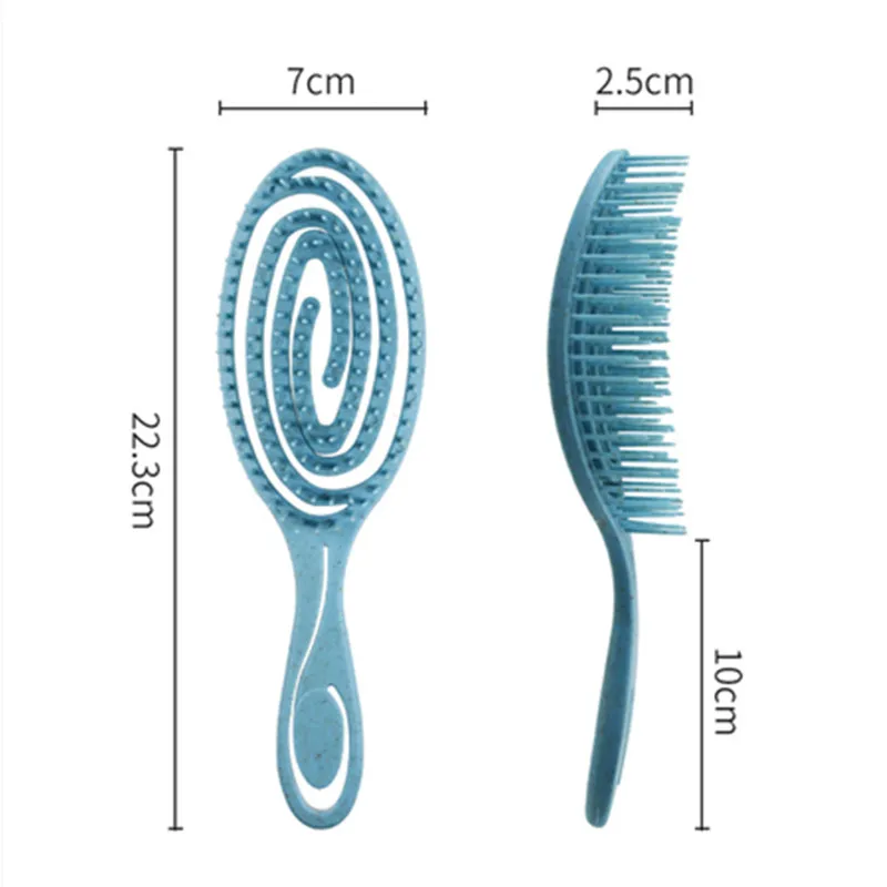 Расслабляющая эластичная Массажная расческа портативная щетка для волос головы