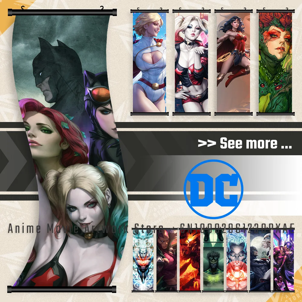 DC Сверхъестественное фильм Вселенная Харли Квинн модный постер украшение холст