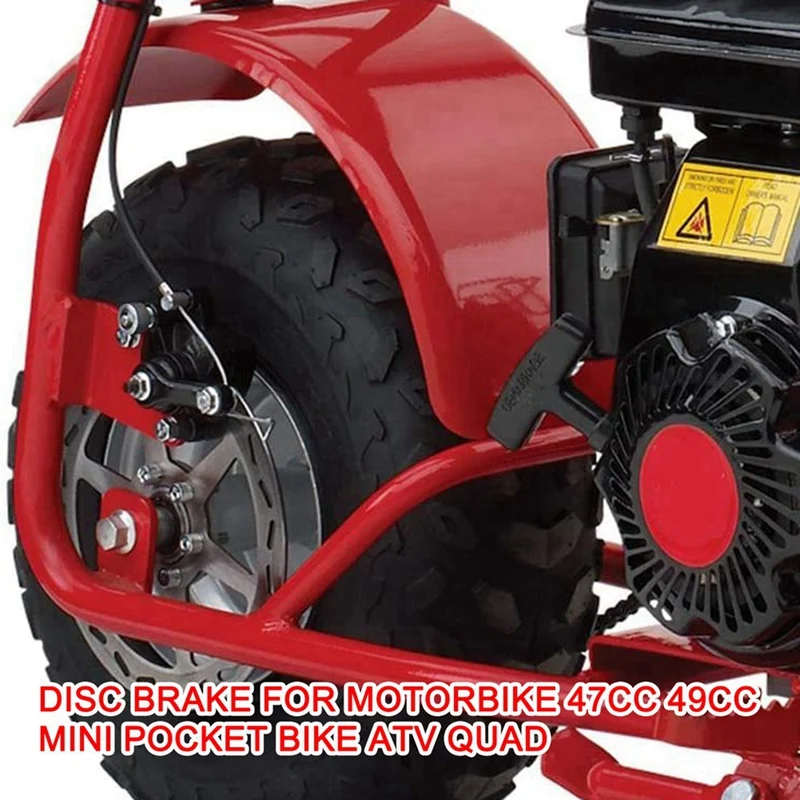 Front Rear Disc Brake Universal For Motorbike 47Cc 49Cc Mini ATV Quad