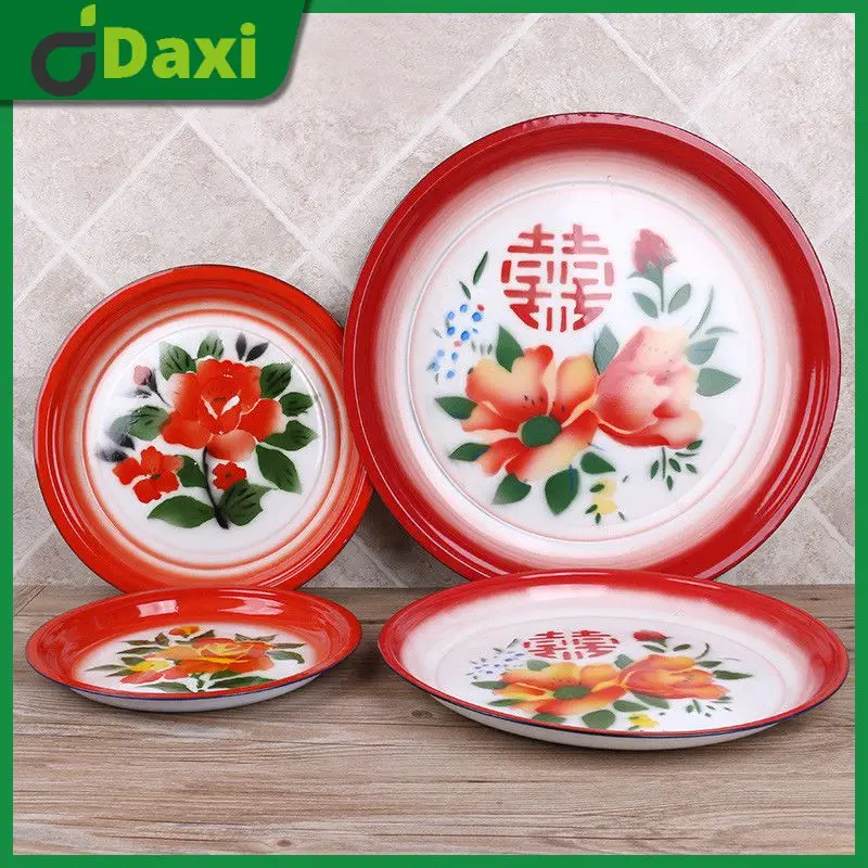 

China Ancient Plates For Food Stainless Fruit Tray Tray For Decoration Can Be Filled With Tea Cake Snacks Kitchen Metal Storage