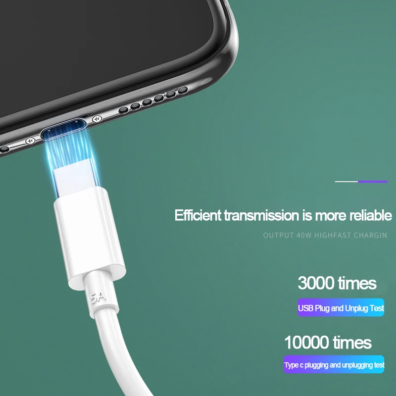 Кабель Usb Type-C для быстрой зарядки 5 А |