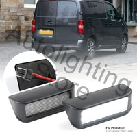 2pcs for toyota proace van ii mkii box 2016 estate led canbus error free white number license plate light lamps oemsu001a1285
