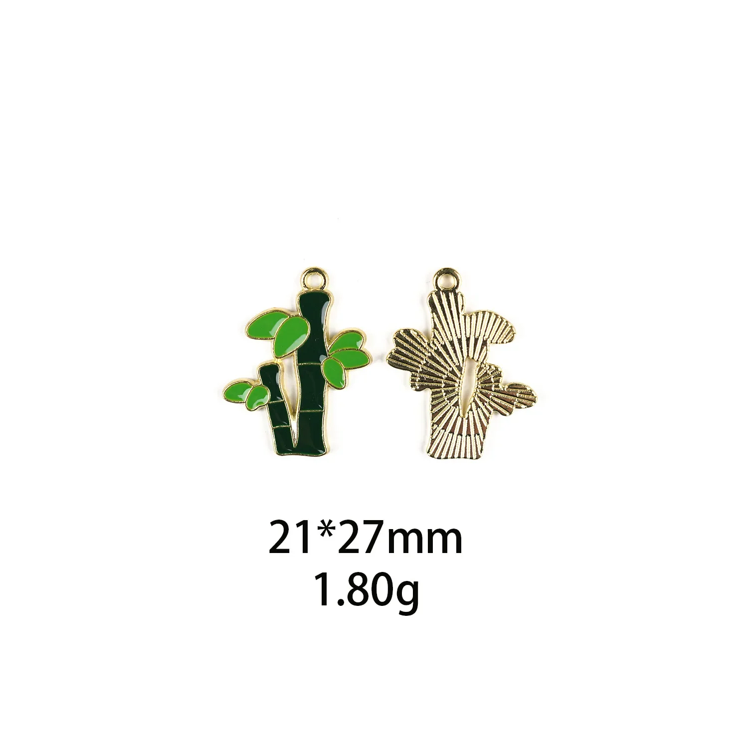 10 шт. панда бамбуковый лист Подвеска сделай сам серьги аксессуары браслет ручной