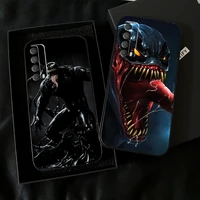 marvel venom cool phone case for huawei honor 10 v10 10i 10 lite 20 v20 20i 20 lite 30s 30 lite pro soft black liquid silicon