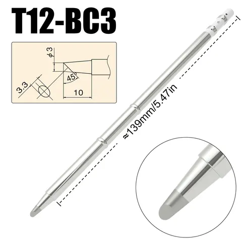 Сменные паяльные жала T12-B2 BC2 C4 для Hakko fx951