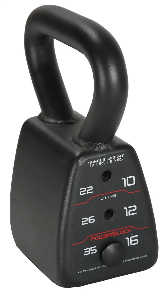 

Adjustable Kettlebell 18 to 35 lbs