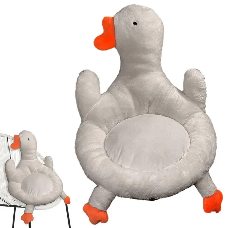 

High Quality Plush Cushion For Car Creative Toys Big Gooses Chair Pads Non-Slip Car Cushions Seating With Extra Waist Support