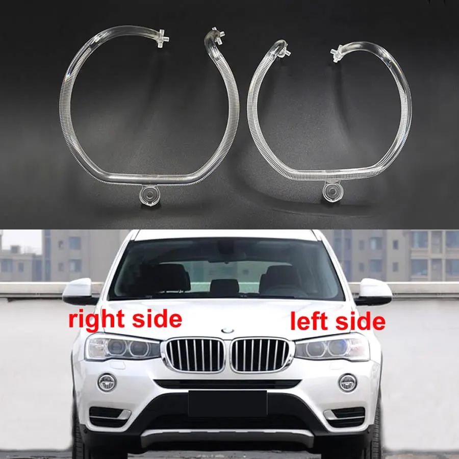 

Направляющая полоса фар DRL для BMW X3 X4 F25 F26 2014-2017, трубка дневных ходовых огней, ежедневная трубка фар