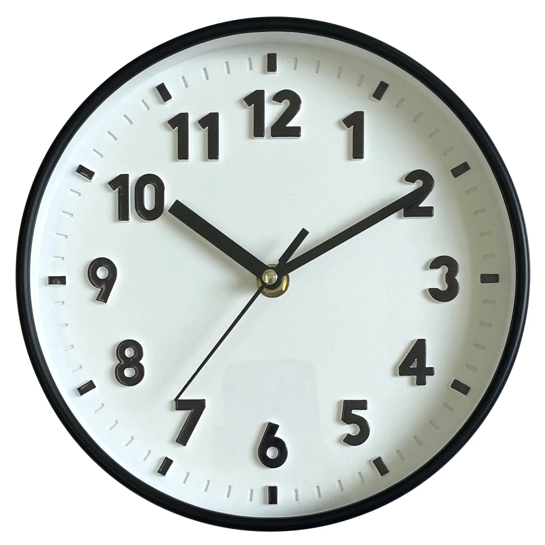 

Minimalist Small Wall Clocks With Frame Transparent Plastic Candy Colors Mute 20cm Hanging Watch Clock Living Room Home Decor