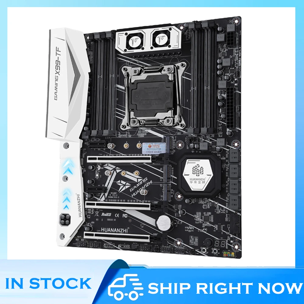 

X99 Motherboard TF Support Inter Xeon E5 DDR3 ECC REG Memory Lga2011-3 M.2 NVME WIFI Interface