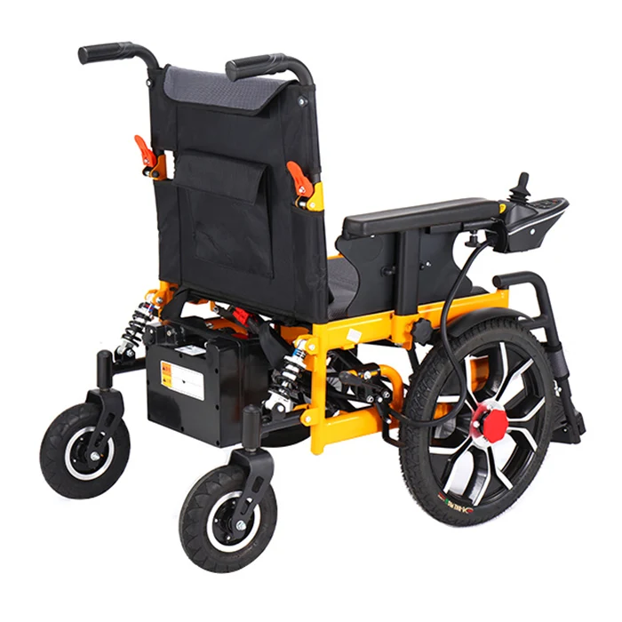 

Самая Дешевая Портативная инвалидная коляска с большим фронтальным колесом и электроприводом для людей с ограниченными возможностями