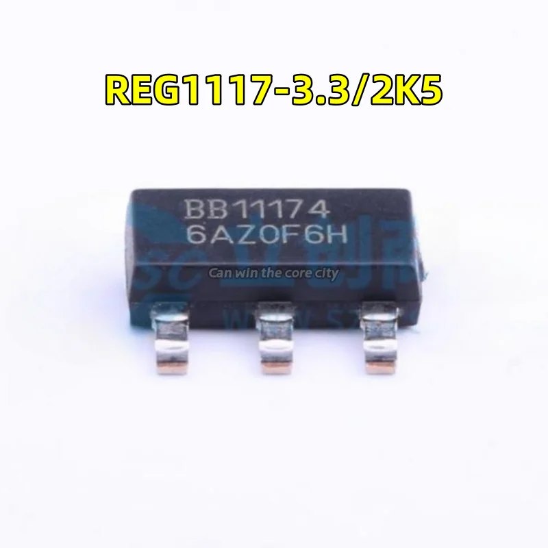 

50 PCS / LOT New REG1117 REG1117-3.3/2K5 Screscreen BB11174 SOT-223, Linear Regulator chip