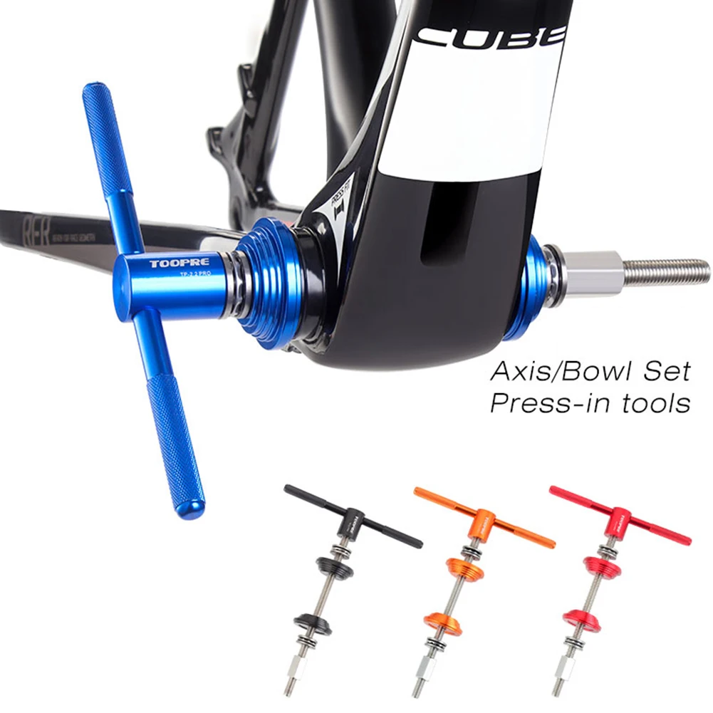 

TOOPRE Mountain Bicycle Headset Installation Removal Tools MTB Bike Bottom Bracket Bearing Press-In Tool for Cycling Repair Tool