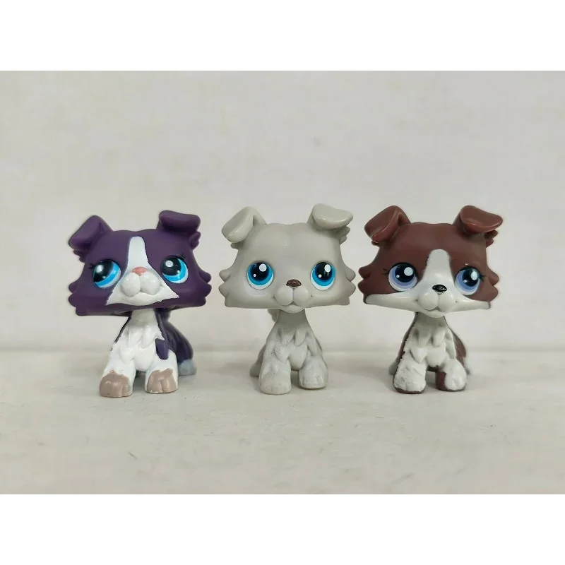 3 шт./лот LPS фигурка собаки-колики # 1676 Детская игрушка Littlest Pet Shop 363