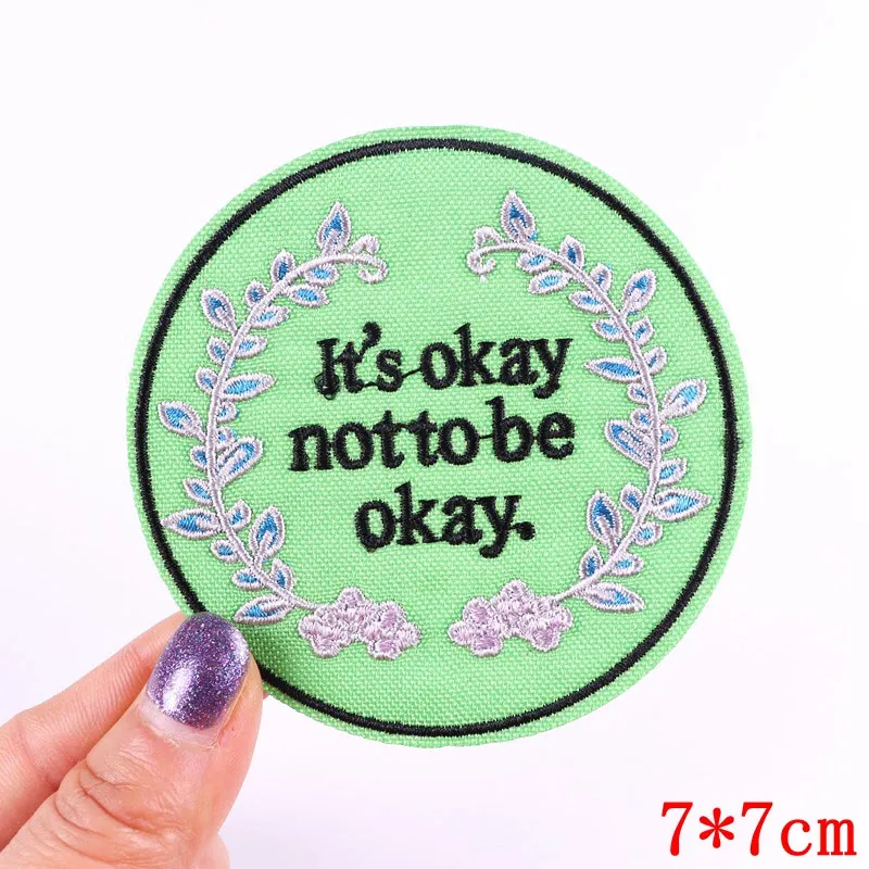 Нашивки с мультяшными надписями на одежде будьте добры железная нашивка