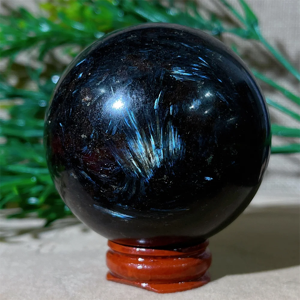 Астрофиллит фейерверк гранат Сфера натуральный хрустальный шар камень кварц