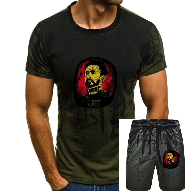 

HAILE SELASSIE PORTRAIT I WOMEN T-SHIRT Lion of Judah Ethiopia Rastafari Irie